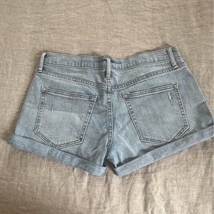 Gap distressed jean shorts